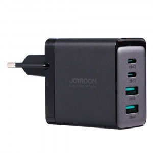 Зарядно за стена JOYROOM GaN 67W 2x USB Type A / 2x USB Type C черен (TCG02) + кабел USB Type C към USB Type C 100W 1.2m черно - Img 4