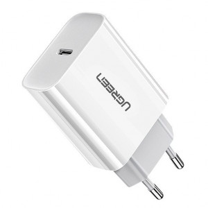 Зарядно за стена UGREEN 20W 3A USB Type C PD3.0 QC4.0+ (60450) бяло - Img 2