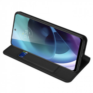 Калъф тип книга DUX DUCIS Skin Pro - Moto g71 5G черен - Img 10