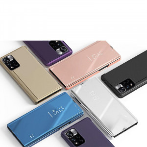 Огледален калъф тип книга Clear View - Huawei nova 8i / Honor 50 Lite черен - Img 7