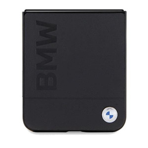 Оригинален калъф от естествена кожа BMW Leather Hot Stamp - Samsung Galaxy Z Flip5 черен - Img 5