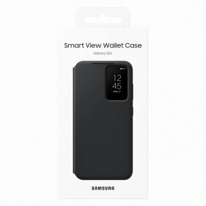 Оригинален калъф тип книга SAMSUNG Smart View Wallet (EF-ZS911CBEGWW) - Samsung Galaxy S23 черен - Img 5