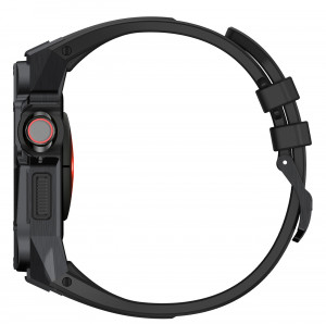 Подсилен стоманен корпус с каишка KINGXBAR CYF140 2in1 - Apple Watch 44mm SE / 44mm Series 6 / 44mm Series 5 / 44mm Series 4 сребрист - Img 10
