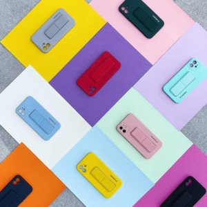 Силиконов гръб със стойка WOZINSKY Kickstand - Xiaomi Redmi 10X 4G / Redmi Note 9 светлосин - Img 11