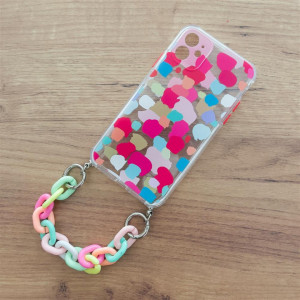 Силиконов гръб с верига Color Chain - Samsung Galaxy S21+ 5G дизайн 3 - Img 6