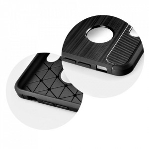 Силиконов гръб FORCELL Carbon - iPhone 13 mini черен - Img 9