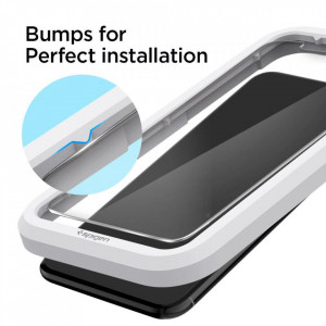 2 бр. закален стъклен протектор SPIGEN Align Master TR Slim с инструмент за поставяне - iPhone 11 / XR - Img 7