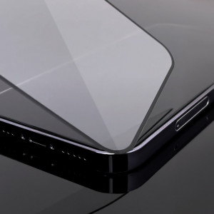5D Full Glue закален стъклен протектор с пълно покритие WOZINSKY - Xiaomi Redmi 12 / Note 12R / Poco M6 Pro с черна рамка - Img 3