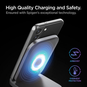 Безжично зарядно SPIGEN PF2102 ArcField 15W черно - Img 17