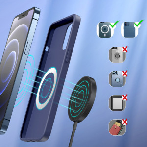 Безжично MagSafe зарядно CHOETECH 15W за iPhone 12 / 13 / 14 (T518-F-BK) черно - Img 8