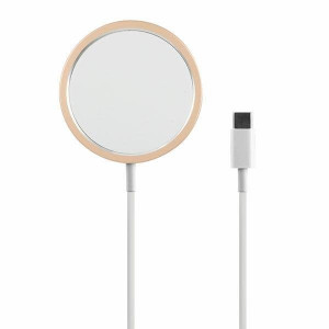 Безжично MagSafe зарядно GUESS GUCBMSLRD 15W златисто - Img 3