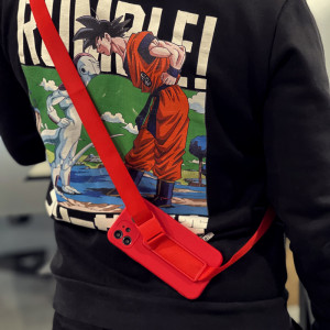 Гръб Rope с каишка - iPhone 13 mini черен - Img 16