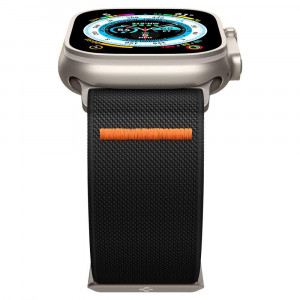 Каишка SPIGEN Fit Lite Ultra - Apple Watch 45mm Series 9 / 45mm Series 8 / 45mm Series 7 / 44mm SЕ (2nd gen) / 44mm SE / 44mm Series 6 / 44mm Series 5 / 44mm Series 4 черен - Img 8