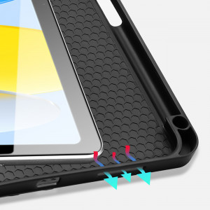Калъф тип книга със Smart Sleep функция DUX DUCIS Domo - iPad 10.9" 2022 син - Img 15