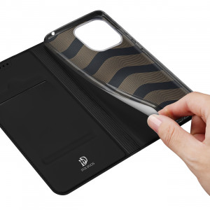 Калъф тип книга DUX DUCIS Skin Pro - Xiaomi Poco C55 / Redmi 12C черен - Img 8