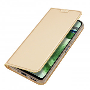 Калъф тип книга DUX DUCIS Skin Pro - Xiaomi Redmi Note 12 Pro+ 5G златист - Img 4
