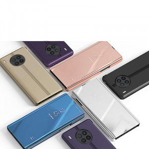 Огледален калъф тип книга Clear View - Huawei nova 8i / Honor 50 Lite черен - Img 5