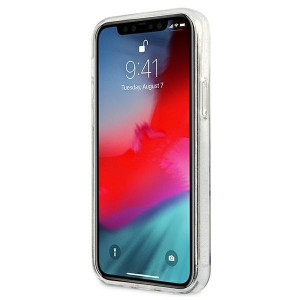 Оригинален гръб GUESS Glitter 4G Big Logo GUHCP12LPCUGL4GTR - iPhone 12 Pro Max прозрачен - Img 5