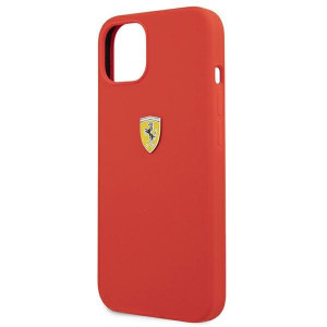Оригинален твърд гръб FERRARI Silicone FESSIHCP13SRE - iPhone 13 mini червен - Img 6