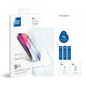 Плосък закален стъклен протектор BLUE STAR - Moto g82 - Img 8