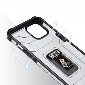 Подсилен гръб със стойка Crystal Ring - iPhone 13 mini черен - Img 6
