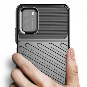 Подсилен гръб Thunder - Xiaomi Poco M3 / Redmi 9T син - Img 6