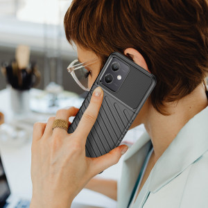 Подсилен гръб Thunder - Xiaomi Redmi Note 12 / Poco X5 черен - Img 7