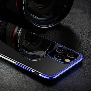 Прозрачен силиконов гръб с цветен кант Clear Color - Samsung Galaxy A04s / A13 5G черен - Img 2