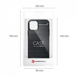 Силиконов гръб FORCELL Carbon - iPhone 13 mini черен - Img 10
