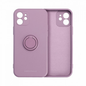 Гръб Roar Amber с държач - iPhone 13 mini лилав - Img 3