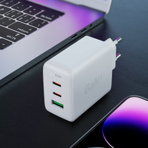 Зарядно за стена ACEFAST GaN 65W USB Type A / 2x USB Type C PPS PD QC4.0+ (A41) черно - Img 7