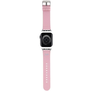 Каишка HELLO KITTY Kitty Head - Apple Watch 41mm Series 9 / 41mm Series 8 / 41mm Series 7 / 40mm Series 6 / 40mm SE / 40mm Series 5 / 40mm Series 4 / 38mm Series 3 / 38mm Series 2 / 38mm (1st gen) розов - Img 2