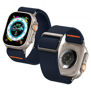 Каишка SPIGEN Fit Lite Ultra - Apple Watch 45mm Series 9 / 45mm Series 8 / 45mm Series 7 / 44mm SЕ (2nd gen) / 44mm SE / 44mm Series 6 / 44mm Series 5 / 44mm Series 4 NAVY - Img 10