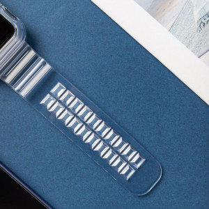 Калъф за корпус с каишка Light Strap - Apple Watch 44mm SE / 44mm Series 6 / 44mm Series 5 / 44mm Series 4 лилав - Img 5