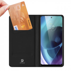 Калъф тип книга DUX DUCIS Skin Pro - Moto g71 5G черен - Img 2