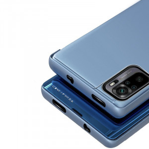 Огледален калъф тип книга Clear View - Xiaomi Poco M4 Pro 5G розов - Img 3