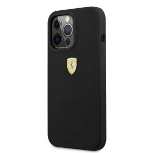 Оригинален твърд гръб FERRARI Silicone MagSafe FESSIHMP13XBK - iPhone 13 Pro Max черен - Img 2