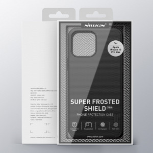 Подсилен гръб NILLKIN Super Frosted Shield - iPhone 13 Pro Max черен - Img 5
