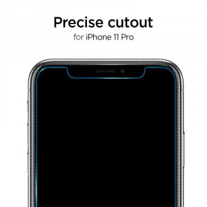 2 бр. закален стъклен протектор SPIGEN Align Master TR Slim с инструмент за поставяне - iPhone 11 / XR - Img 15