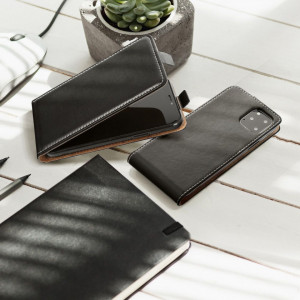 Вертикален калъф Slim Flexi Fresh - Samsung Galaxy Core Prime черен - Img 4