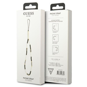 Висулка GUESS GUSTBCKH Heishi Beads черно и бяло - Img 3