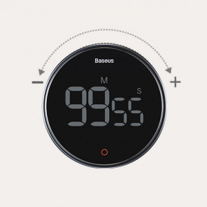Въртящ се магнитен таймер Baseus Heyo Pro сив (FMDS000013) - Img 19
