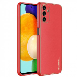 Гръб от еко кожа DUX DUCIS Yolo - Samsung Galaxy A04s / A13 5G червен - Img 1