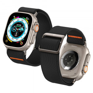 Каишка SPIGEN Fit Lite Ultra - Apple Watch 45mm Series 9 / 45mm Series 8 / 45mm Series 7 / 44mm SЕ (2nd gen) / 44mm SE / 44mm Series 6 / 44mm Series 5 / 44mm Series 4 черен - Img 10
