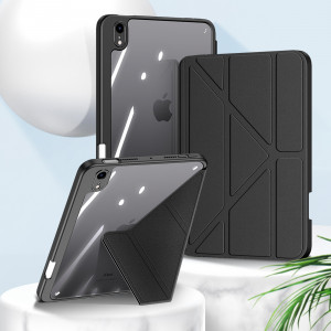 Калъф тип книга с функция стойка и Smart Sleep функция DUX DUCIS Magi с място за писалка - iPad mini 8.3" (6th gen 2021) сив - Img 13