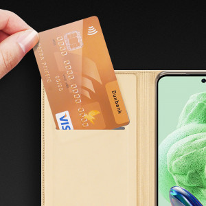 Калъф тип книга DUX DUCIS Skin Pro - Xiaomi Redmi Note 12 Pro+ 5G златист - Img 15
