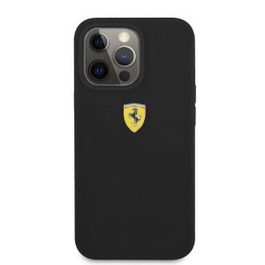 Оригинален твърд гръб FERRARI Silicone MagSafe FESSIHMP13XBK - iPhone 13 Pro Max черен - Img 3