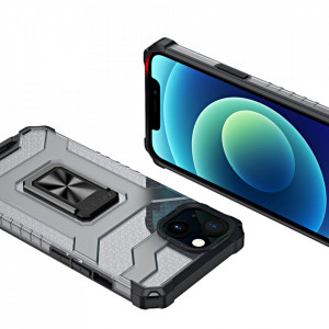 Подсилен гръб със стойка Crystal Ring - iPhone 13 mini черен - Img 7