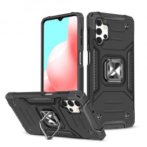 Подсилен гръб WOZINSKY Ring Armor с магнитна стойка - Samsung Galaxy A13 5G черен - Img 1