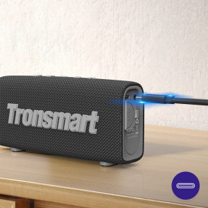 Преносима водоустойчива Bluetooth 5.3 колонка TRONSMART Trip IPX7 10W оранжева - Img 7